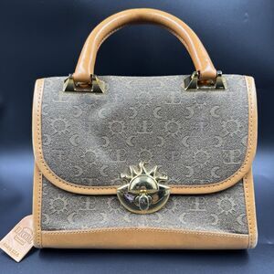 EL PORTAL Medium Leather-Trim Hand Bag – Used, No Strap.